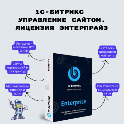 1С-Битрикс: Управление сайтом. Лицензия Энтерпрайз - купить в Казанчах
